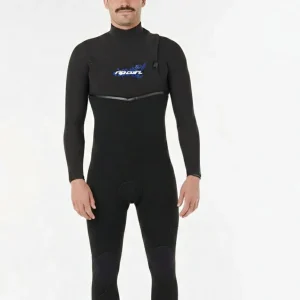 Long John Rip Curl E-Bomb E7 Zip Free Black/Blue 3.2 mm