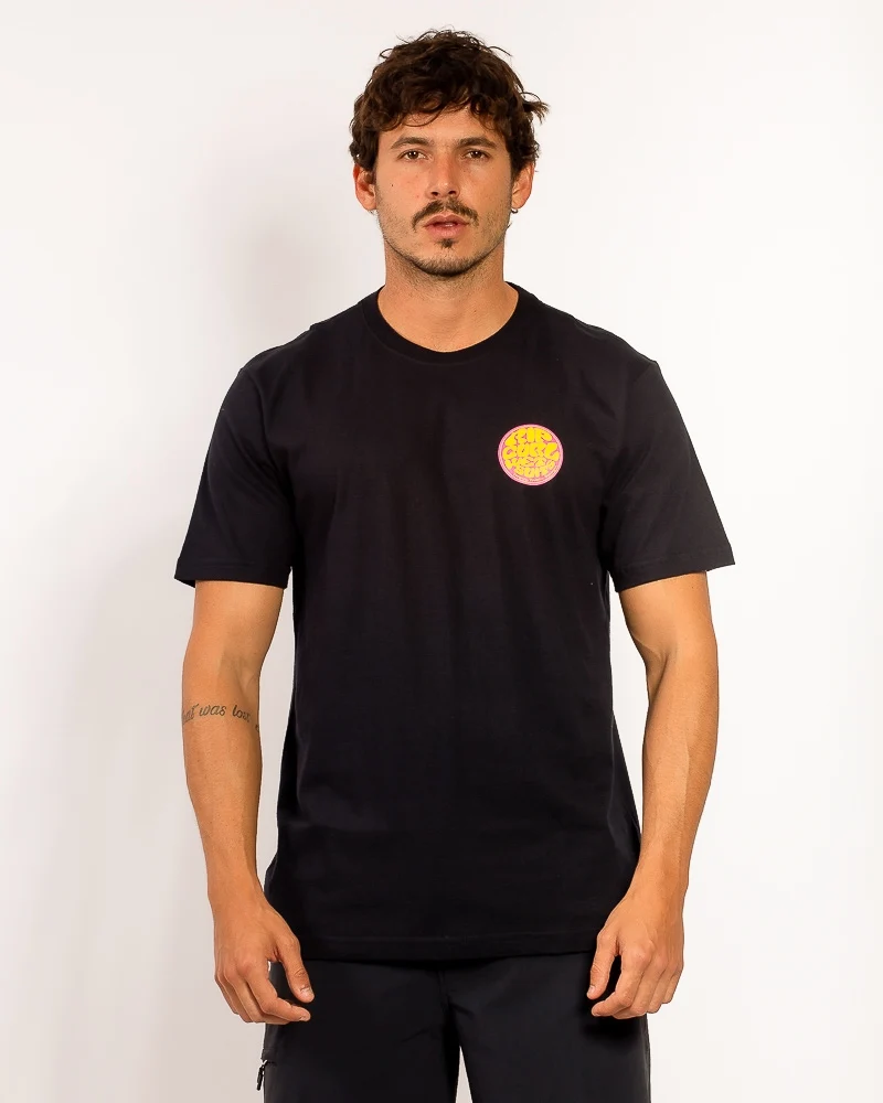 Camiseta Rip Curl Front Wettie Tee Black