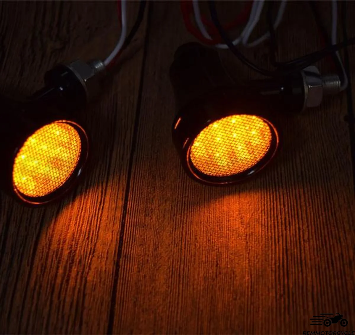 Paire de Clignotants Grille CNC Noir - Image 7