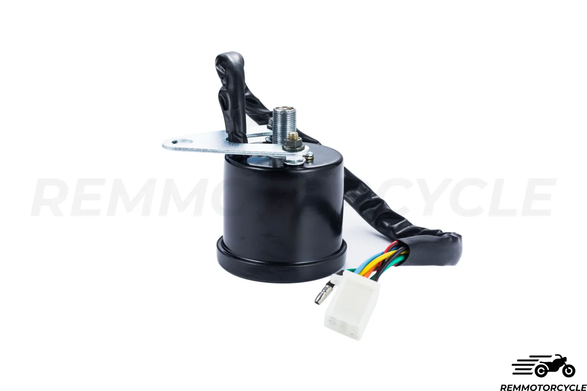 Compteur Universel Moto Km/h Noir ou Chrome 5 indicateurs - Image 7