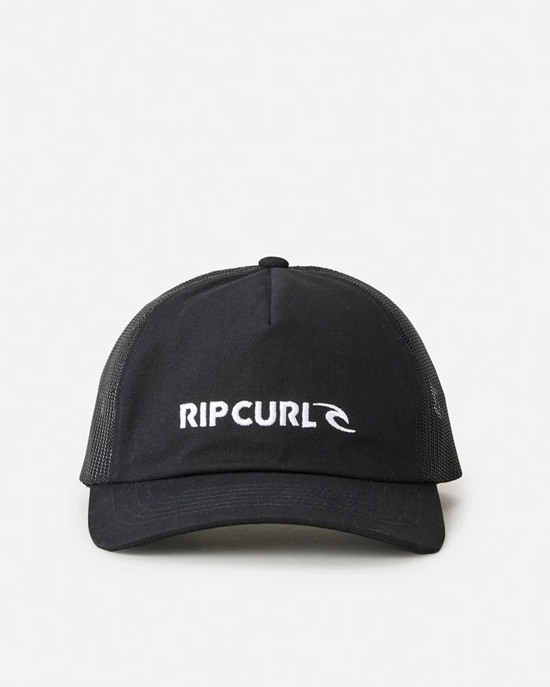 Bone Rip Curl Brand Icon Trucker Black - Importado - Image 2