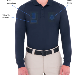 POLO PERFORMANCE MANGA COMPRIDA GUARDA PRISIONAL
