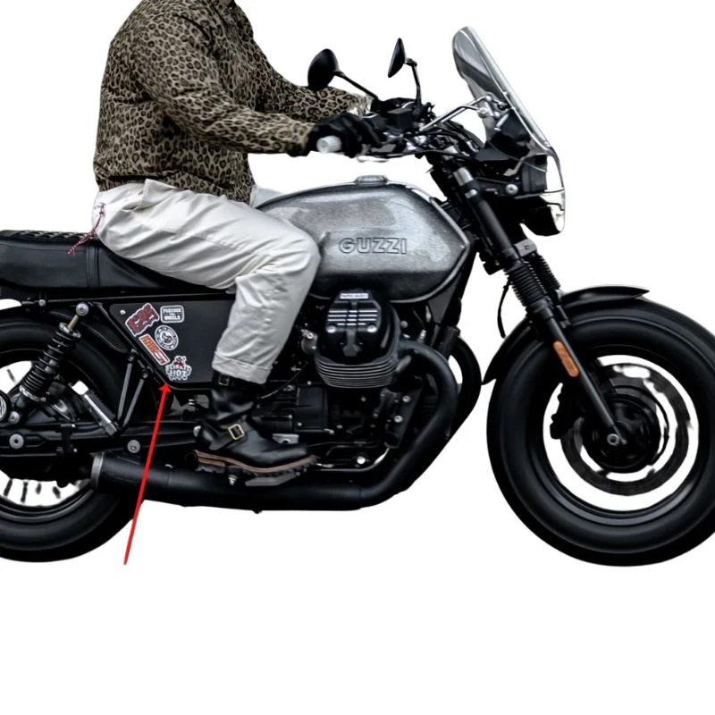 Caches latéraux Moto Guzzi V7 V9 - Image 3