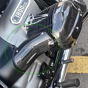 Caches manchon boite à air BMW R 18 Carbone