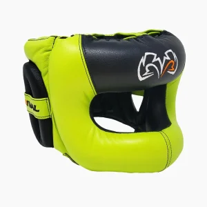 Capacete Rival Protetor Facial RHGFS3 verde preto