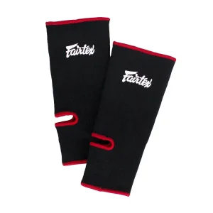 Tornozeleira Fairtex AS1 Preto-vermelho
