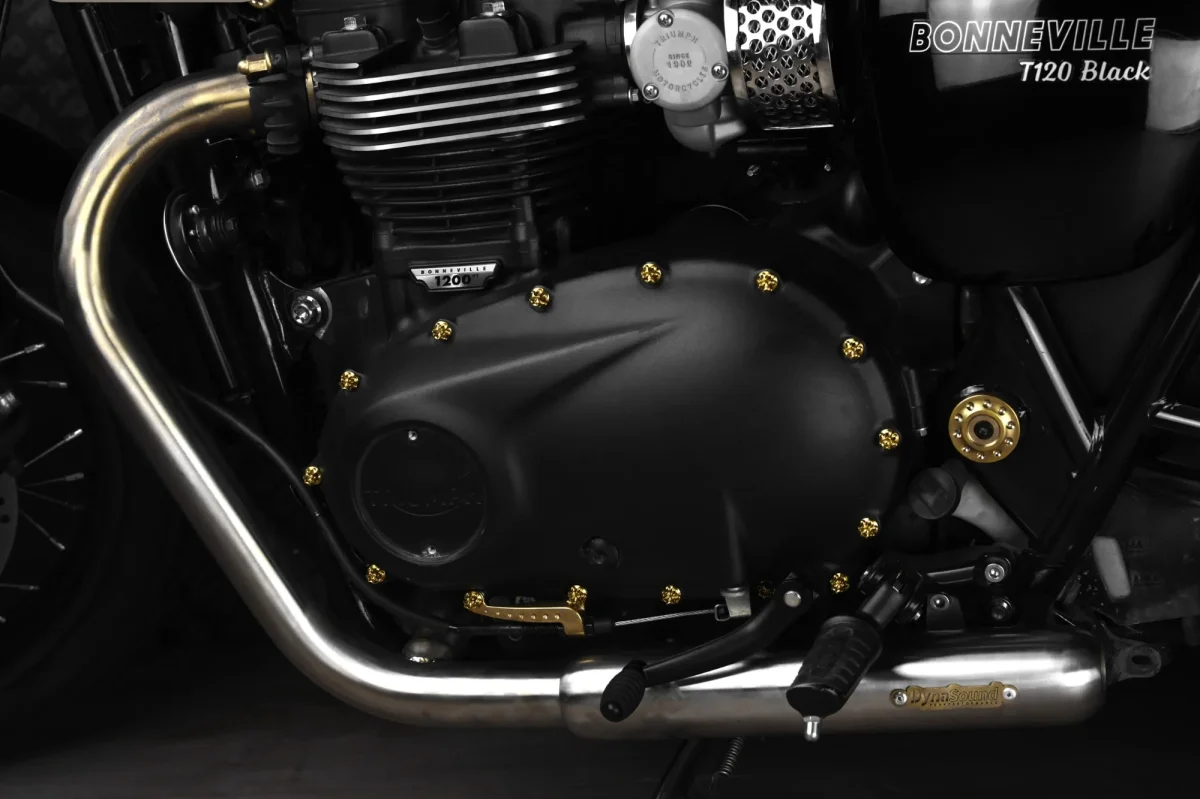 Echappement court Triumph Bonneville T100 T120 Street Speed Twin Scrambler - Image 7