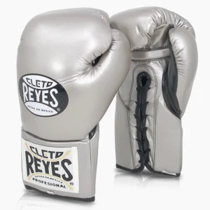 Luvas de Boxe Cleto Reyes Professional CB2 Platina com atacadores