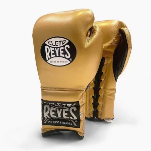 Luvas de Boxe Cleto Reyes Traditional Training CE4 Ouro com Atacadores