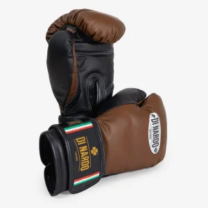 Luvas de Boxe Di Nardo com Velcro 12 Oz Castanho-preto
