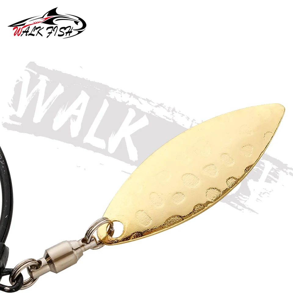Conjunto 3 Anzóis Offset Plumbados WALK FISH com Colher e Twist Lock 2g a 9g - Image 5