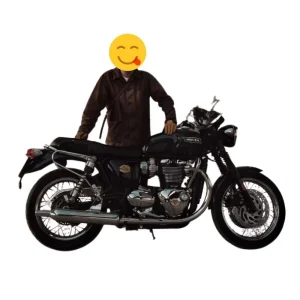 Ligne d'échappement old school Triumph T100 T120
