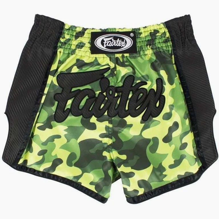 Calções de Kickboxing-Thai Fairtex BS1710 Camuflado Verde - Image 2