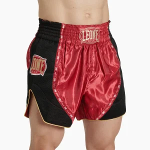 Calções kick-tailandeses Leone Classic AB881 Vermelho