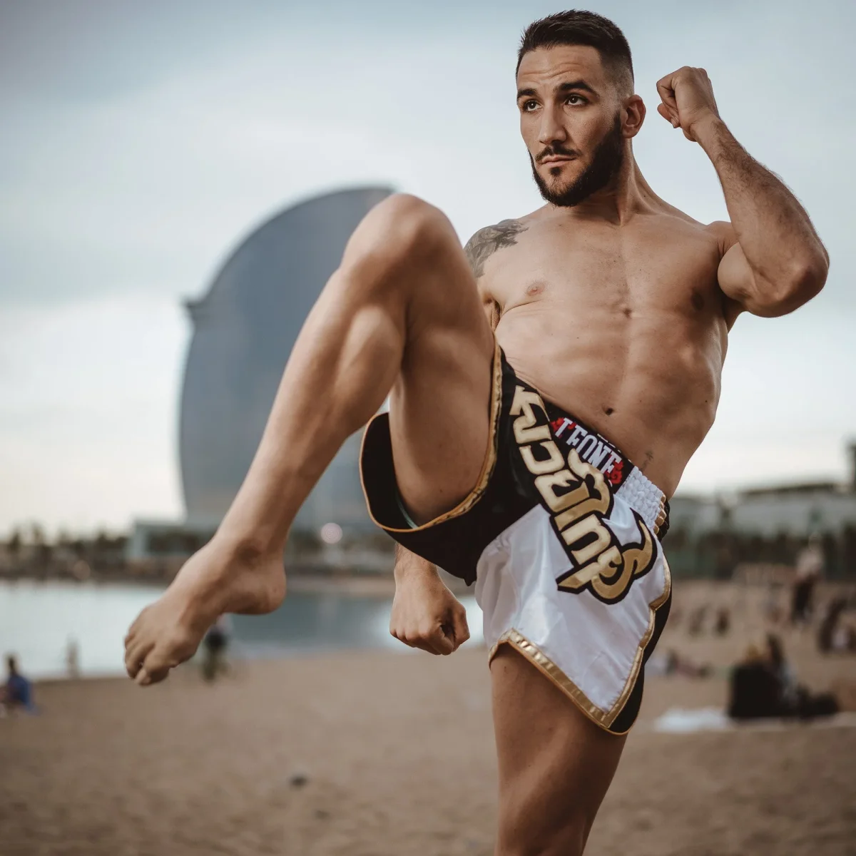 Calções de Kickboxing-Thai Leone Siam AB875 - Image 3
