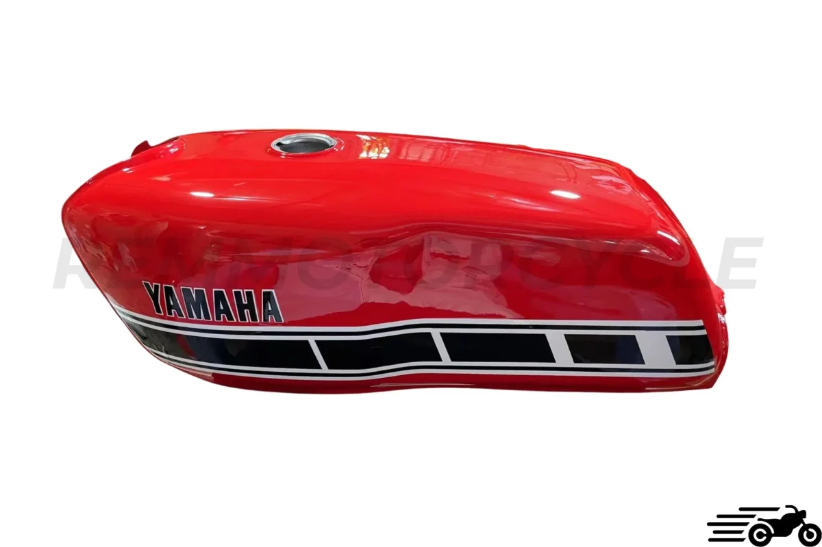 Réservoir Café Racer YAMAHA RETRO 9L Rouge - Image 2