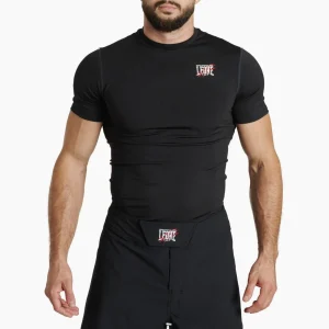 Rashguard Leone Primal Instinct AB917 mangas curtas Preto