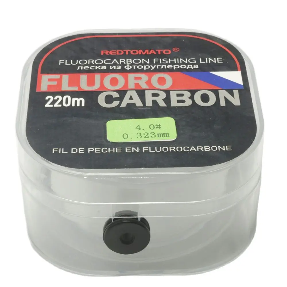 Linha de Pesca Fluorocarbono REDTOMATO 220m, 1.8-13.6kg Monofilamento - Image 2