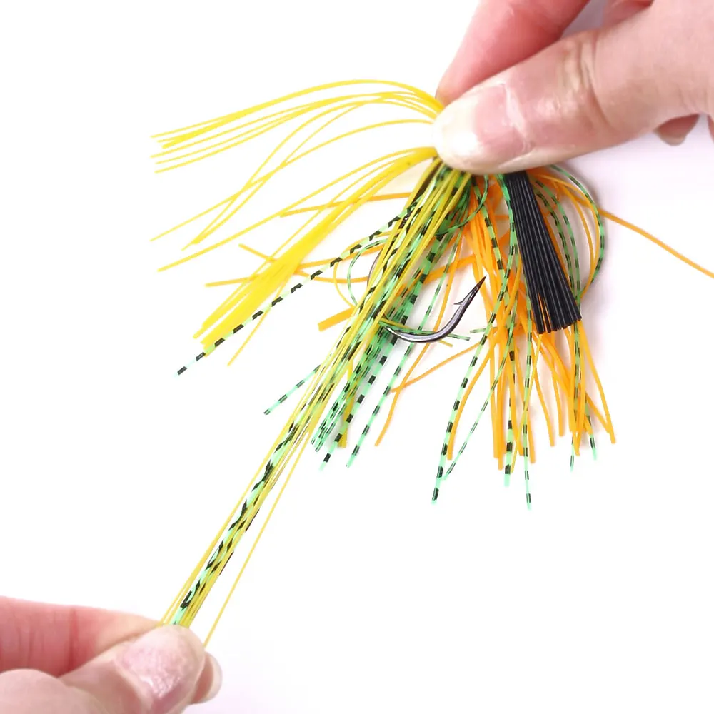 Amostra Jig Weedless HENGJIA com Saia 10g 7cm - Image 7