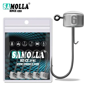Cabeça Chumbada SAMOLLA com Anzol (Ned Rig) 1.8 g a 6 g