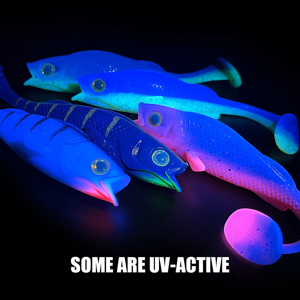 Amostra Spinpoler Softbait Shad Vigour Perch Silicone 7 cm / 11 cm / 14 cm - Image 5