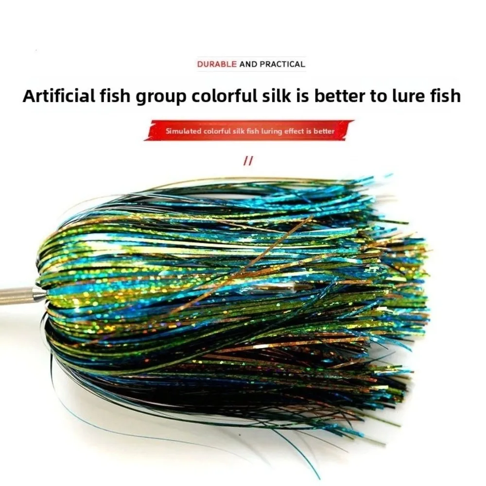 Amostra Bucktail Spinner 22cm 45g Dupla Colher para Lúcio e Siluro - Image 6