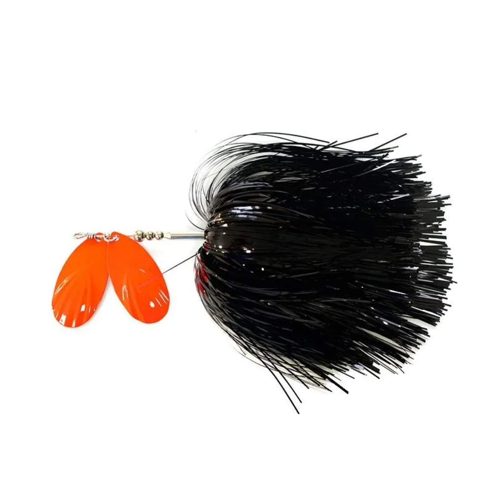 Amostra Bucktail Spinner 22cm 45g Dupla Colher para Lúcio e Siluro - Image 9