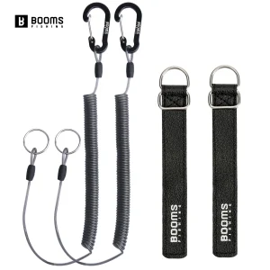 Cordão Elástico com Mosquetão Booms Fishing 2m para Canas e Ferramentas