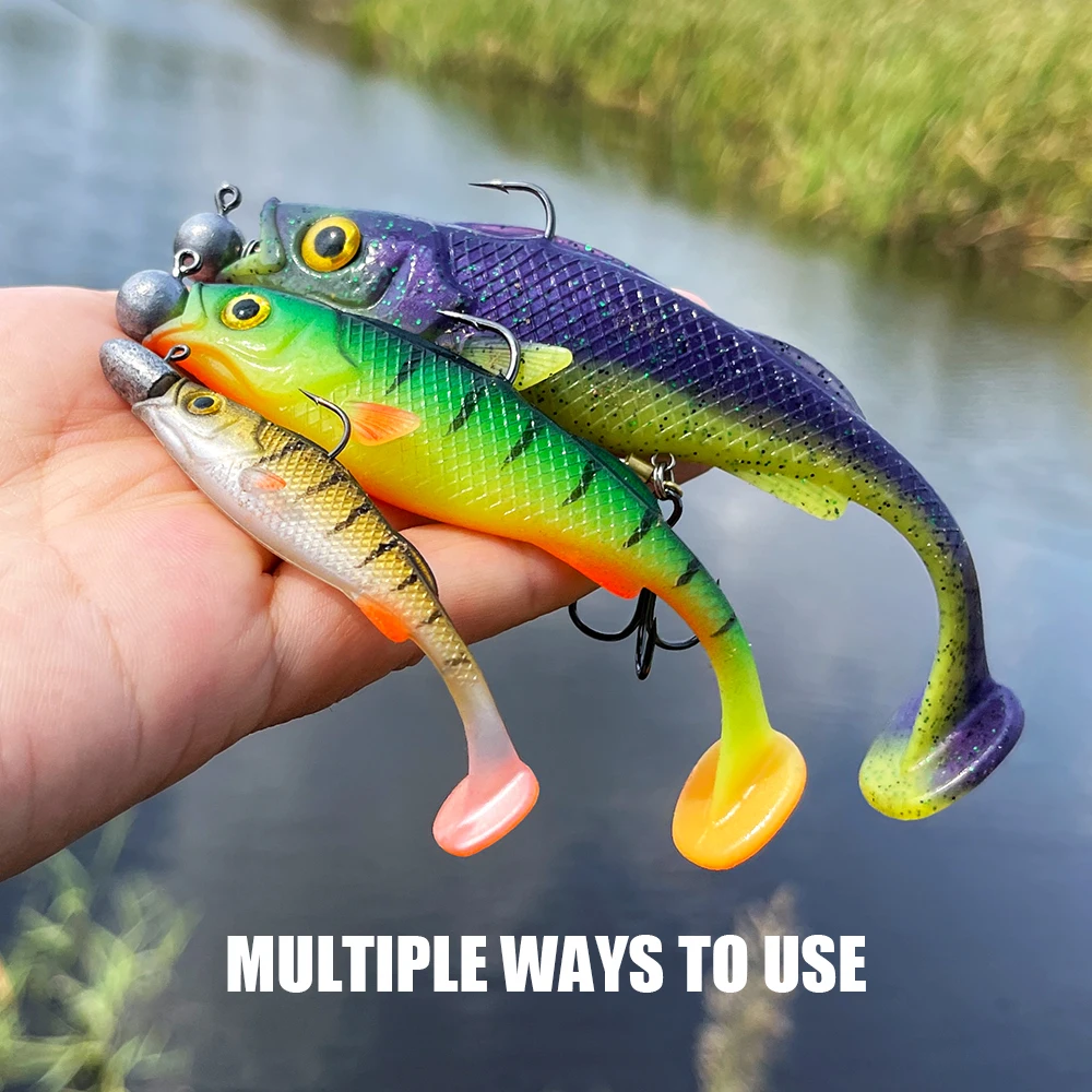 Amostra Spinpoler Softbait Shad Vigour Perch Silicone 7 cm / 11 cm / 14 cm - Image 7