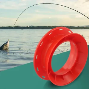 Bobina Manual Universal para Enrolar Linhas de Pesca 12x4cm