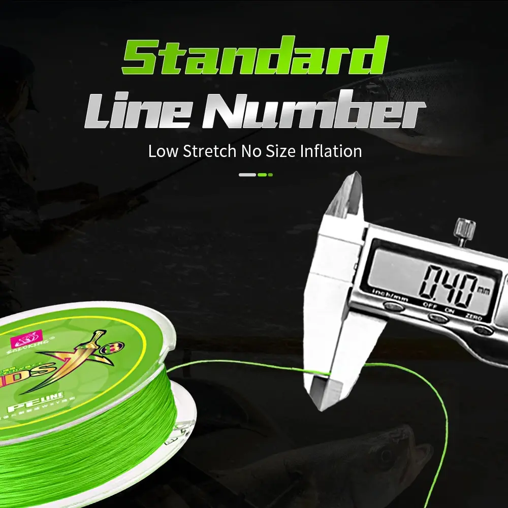 Linha Multifilamento Soloking X8 Ultrafina 150m 0.2# 0.4# 0.6# - Image 5