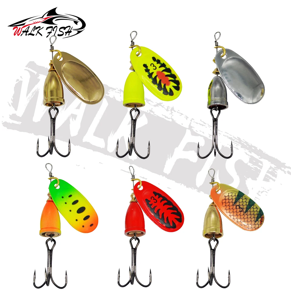 Amostra WALK FISH Colher Spinner Metal 6,5 cm 8 g para Truta, Achigã e Lúcio - Image 3