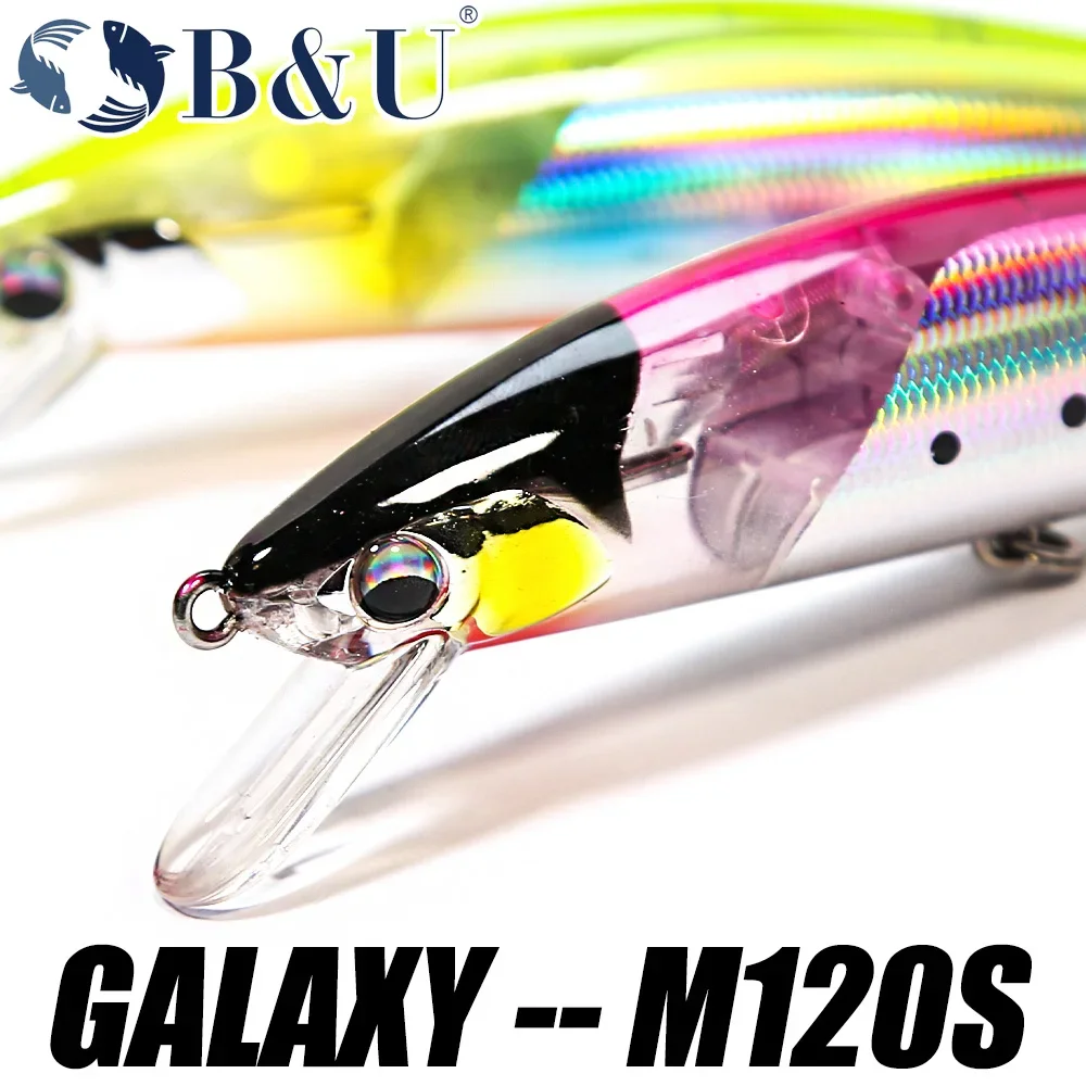 Minnow Heavy Sinking Flash Blade B&U 120mm 36,7g para Predadores de Mar - Image 4