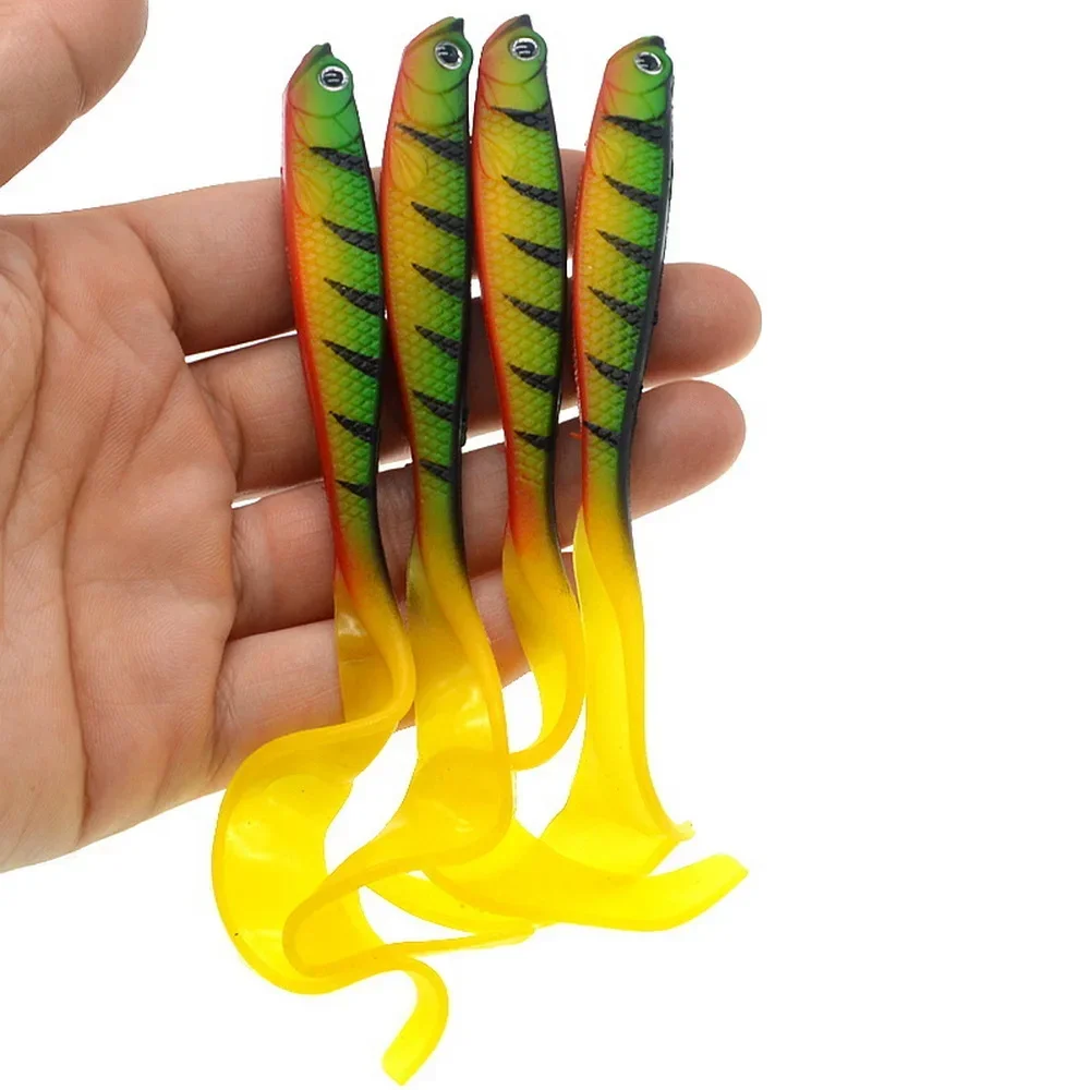 Amostra Soft Swimbait S-Tail 125mm 5.5g para Predadores - Image 2