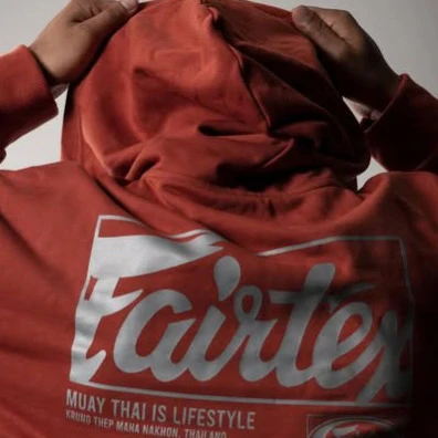 Camisola Fairtex FHS22 com capuz Laranja - Image 5