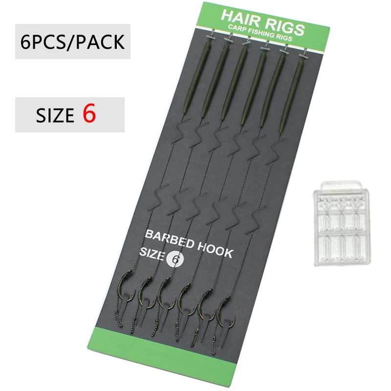 Conjunto de Montagens Hair Rig com Anzol Boilie (6 unidades) - Image 8