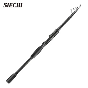 Cana de Pesca Telescópica 1.8M-2.7M Spinning/Casting em Carbono