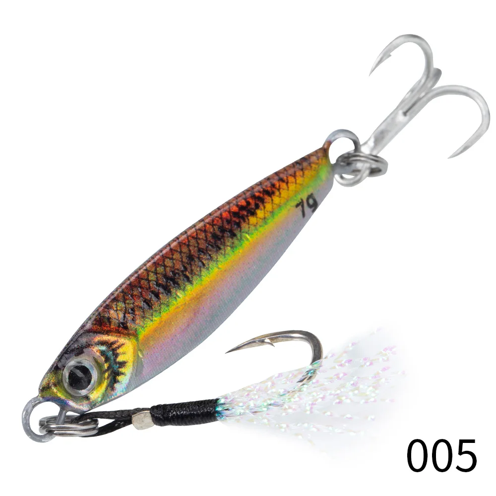 Jig Metálico Casting Jig Hunthouse 7g a 80g para Shore Jigging - Image 9