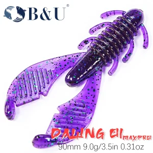Amostra B&U MAX PRO Lagostim 9cm 9g com Sal e Aroma