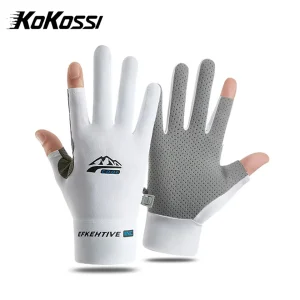 Luvas KoKossi Meio-Dedo Anti-Derrapantes com Protecção Solar
