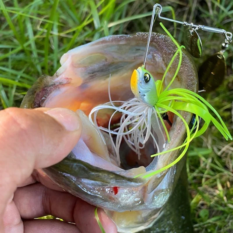 Amostra Spinnerbait 18g WALK FISH com Lâmina Metálica - Image 6