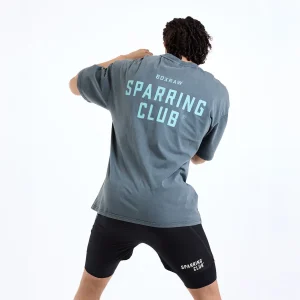 T-shirt Boxraw Sparring Club Oversize Cinzento