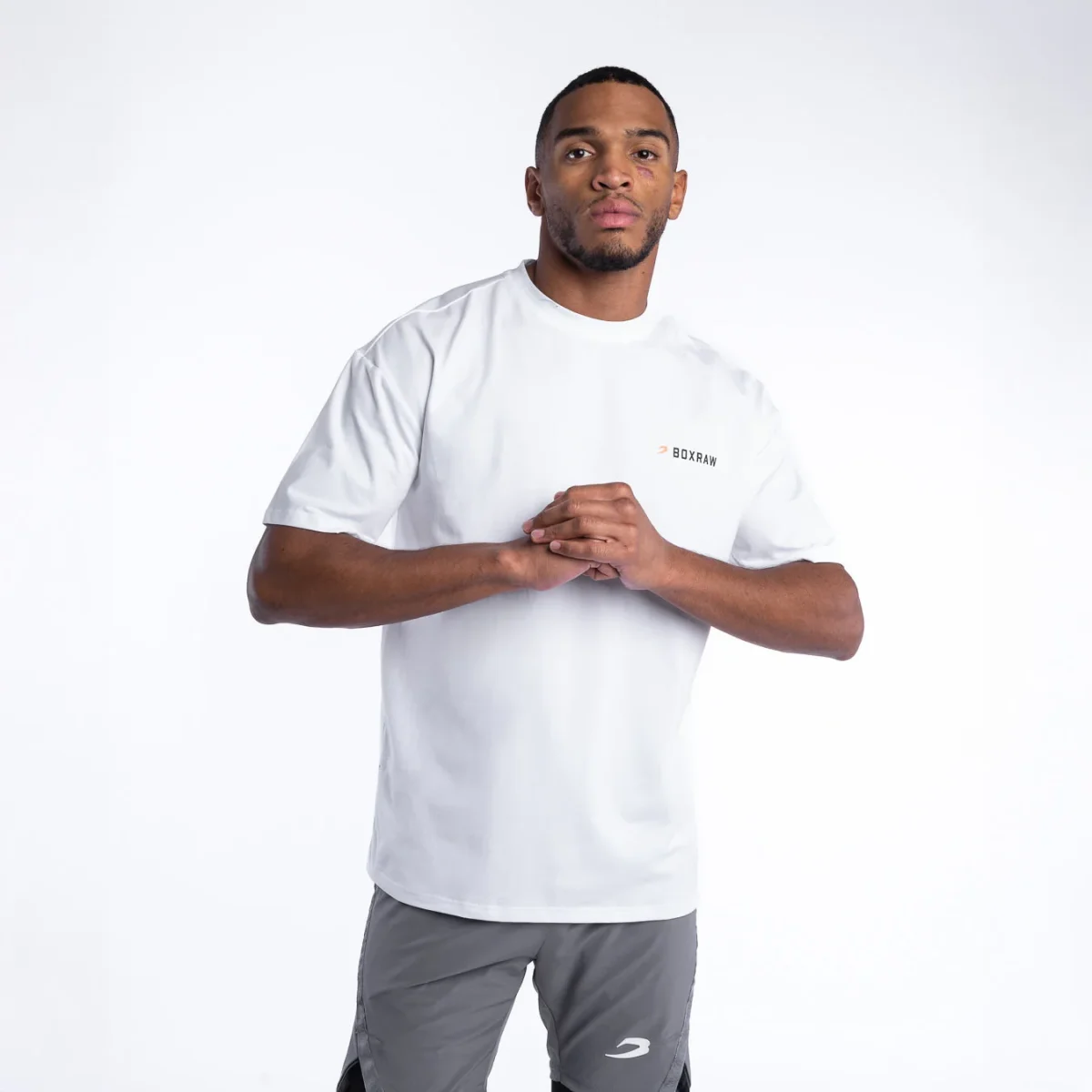 T-shirt Boxraw We Don't Play Boxing Oversize Branco - Image 5