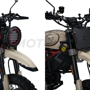 Phare avec Tête de fourche Ducati Scrambler & Desert Sled AVENTURE