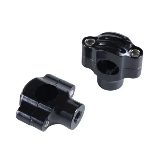 Pontets de Guidon de 22 mm ou 25 mm Chrome, Noir, Titane ou Laiton