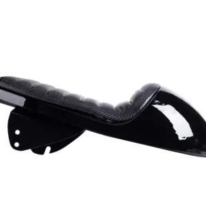 Boucle Arriere BMW Noir avec selle Cafe Racer Mono amortisseur avec LED