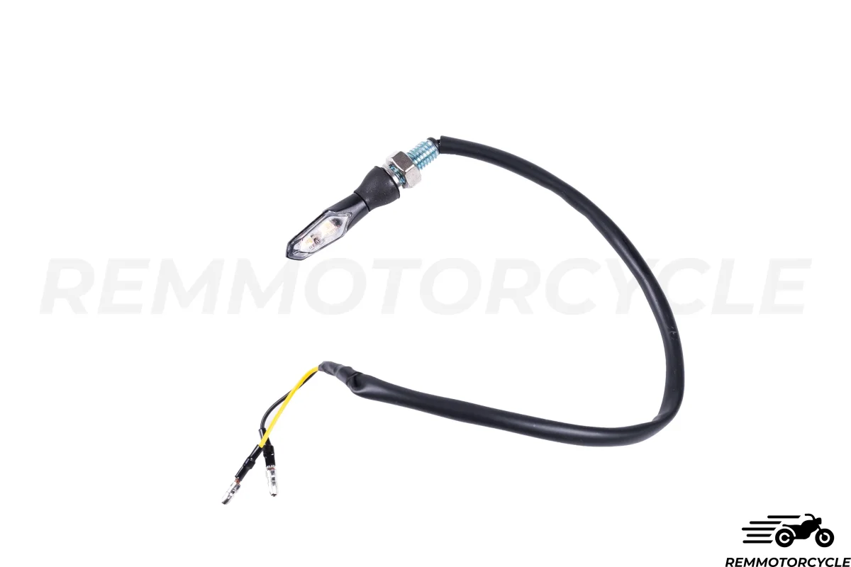 Mini Clignotants Moto Homologué Noir - Image 3