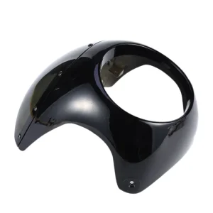 Tete de fourche Cafe Racer Noir, Noir mat, Beige ou rouge