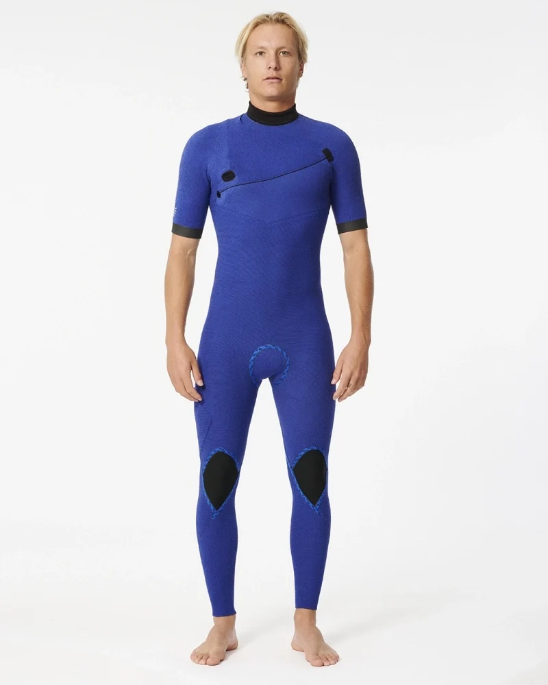 Long John Rip Curl E-Bomb E7 Zip Free Black Manga Curta - Image 5