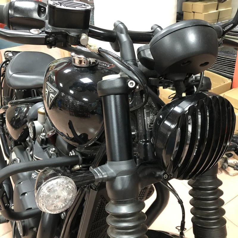 Caches de fourche noirs Triumph Bobber - Image 6